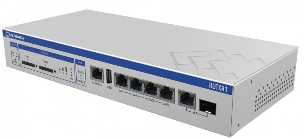 TELTONIKA Router LTE RUTXR1 (Cat6) 5xGbE WiFi SFP
