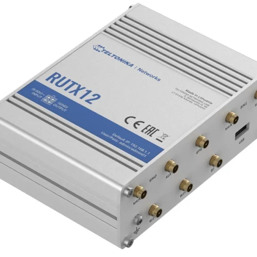 Alternative view of TELTONIKA Router LTE RUTX12 (Cat 6), WiFi, BLE