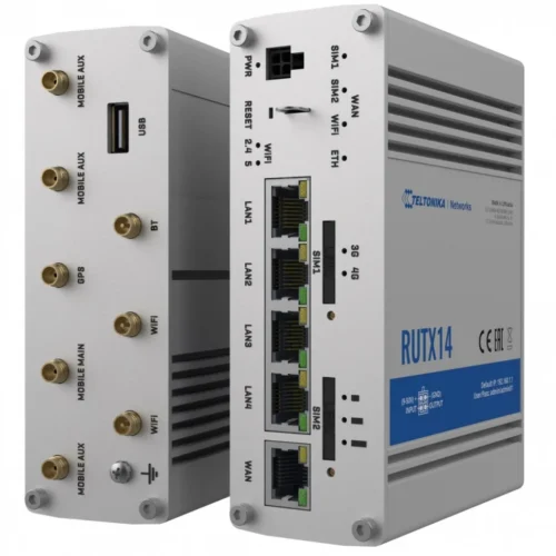 Alternative view of TELTONIKA Router LTE RUTX14 (Cat12), WiFi, BLE
