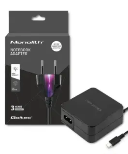 Qoltec зарядно 65W 5V 20.3V 2A 3.25A USB type C P