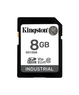 Kingston памет card SD 8GB Industrial C10 UHS-I U3 V30 A1 pSLC