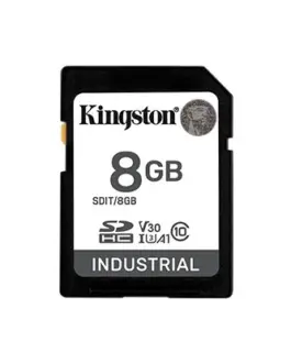 Kingston памет card SD 8GB Industrial C10 UHS-I U3 V30 A1 pSLC