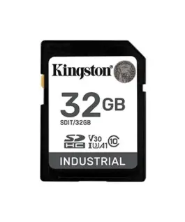 Kingston памет card SD 32GB Industrial C10 UHS-I U3 V30 A1 pSLC