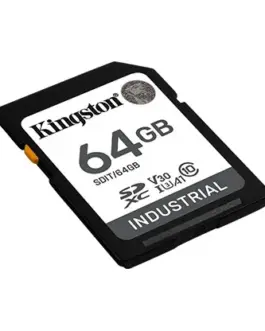 Alternative view of Kingston памет card SD 64GB Industrial C10 UHS-I U3 V30 A1 pSLC