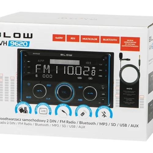 Alternative view of BLOW Car radio AVH-9620 2DIN RDS RGB