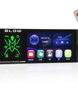 BLOW Car radio Spider 4CAL RDS RGB