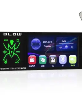 BLOW Car radio Spider 4CAL RDS RGB