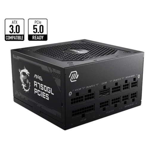 MSI MAG A750GL PCIE5 750W 80PLUS GOLD F.MODULAR