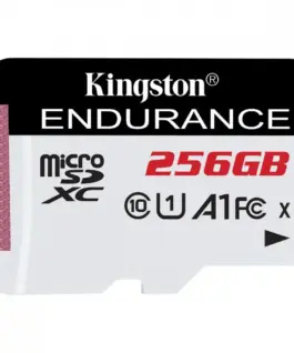 Kingston microSD card 256GB Endurance 95/45MB/s C10 A1 UHS-I