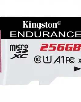 Kingston microSD card 256GB Endurance 95/45MB/s C10 A1 UHS-I