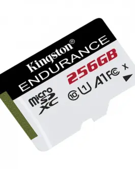 Alternative view of Kingston microSD card 256GB Endurance 95/45MB/s C10 A1 UHS-I