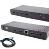 i-tec USB 3.0 / USB-C / Thunderbolt 2x HDMI + Power Delivery 100W docking station
