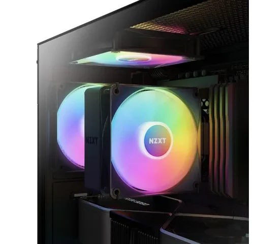 Alternative view of NZXT кутия за компютър H5 Flow RGB with window черен