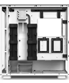 Alternative view of NZXT кутия за компютър H7 Elite RGB with window бял