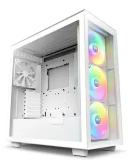 NZXT кутия за компютър H7 Elite RGB with window бял