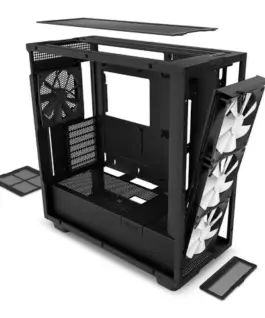 NZXT кутия за компютър H7 Elite RGB with window черен