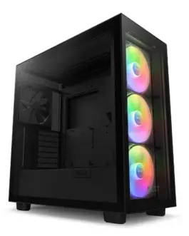 NZXT кутия за компютър H7 Elite RGB with window черен