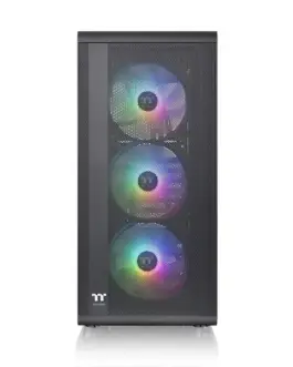 Alternative view of Thermaltake S200 Tempeчервен Glass ARGB черен ARGBx3