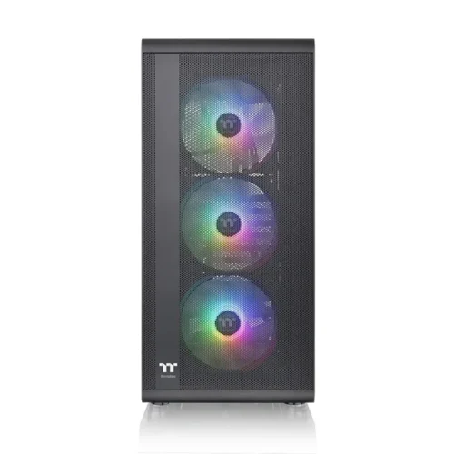 Alternative view of Thermaltake S200 Tempeчервен Glass ARGB черен ARGBx3