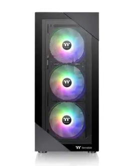 Alternative view of Thermaltake Thermaltake View 200 AR B3 Tempeчервен Glass - Bl