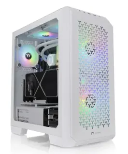 Thermaltake View 300 MX ARGB Tempeчервен Glass - Snow