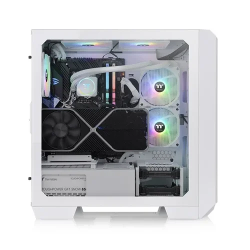 Thermaltake View 300 MX ARGB Tempeчервен Glass – Snow