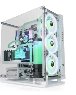 Thermaltake Core P3 Pro Tempeчервен Glass Snow Edition