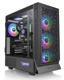 Thermaltake Ceres 500 A RGB черен Tempeчервен Glass