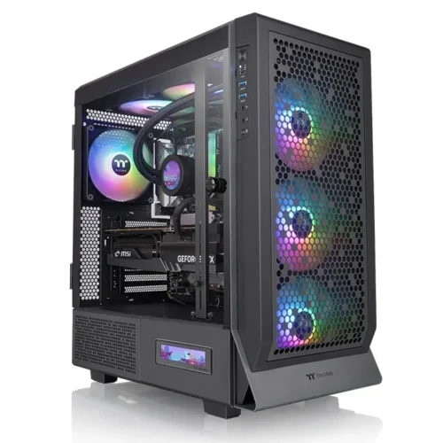 Thermaltake Ceres 500 A RGB черен Tempeчервен Glass