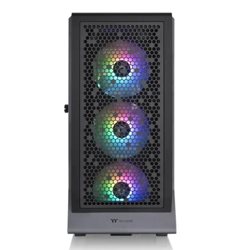 Alternative view of Thermaltake Ceres 500 A RGB черен Tempeчервен Glass