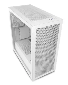 Alternative view of NZXT кутия за компютър H7 Flow RGB with window бял