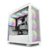 NZXT кутия за компютър H7 Flow RGB with window бял