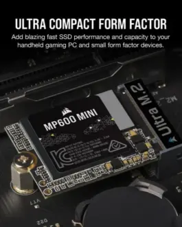 Alternative view of Corsair SSD диск 1TB MP600 MINI 4800/4800 MB/s PCIe Gen 4.0 x4 M.2 2230