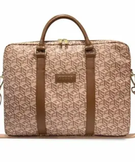 GUESS Лаптоп bag 16 inches GCube Stripes GUCB15HGCFSEW brown