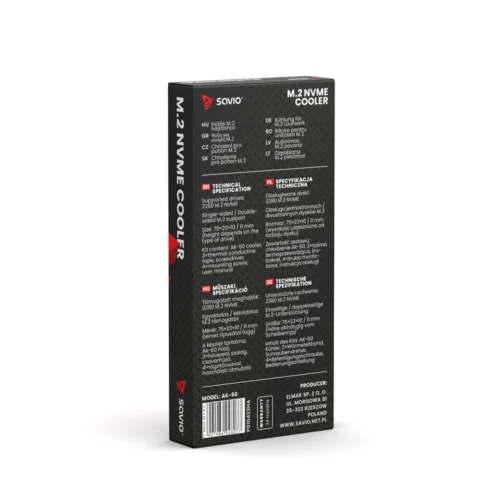 Savio Cooling for M.2 drive