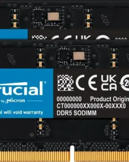 Crucial памет за лаптоп DDR5 SODIMM 64GB(2*32)/4800 CL46 (16Gbit)
