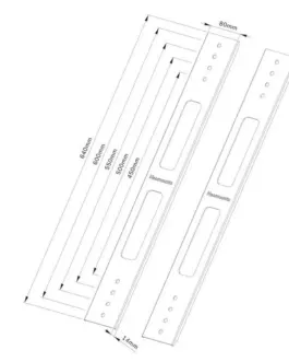 Alternative view of Neomounts AWL-250BL16 800X450-600 VESA extension kit