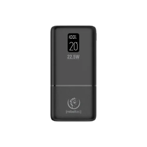 Rebeltec външна батерия P20 LCDPD 20 000mAh PD 22