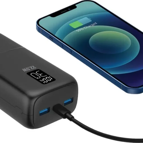 Alternative view of Rebeltec външна батерия P30 LCDPD 30 000mAh PD 22,5