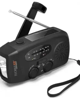 Technaxx Deutschland GmbH & Co. KG Hand crank and solar ra dio Technaxx TX-238