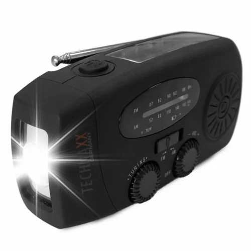 Technaxx Deutschland GmbH & Co. KG Hand crank and solar ra dio Technaxx