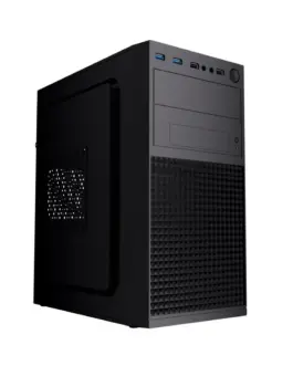Gembird Компютър case Fornax K300 Micro-ATX 2x USB 3.0 + 2x USB 2.0 черен