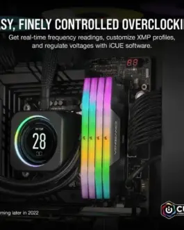 Alternative view of Corsair памет DDR5 VENGEANCE RGB памет 64GB/6000 (2x32GB) CL30 AMD EXPO