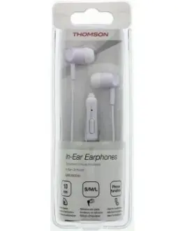 Thomson Earphones with microphone EAR3005W бял