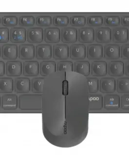 RAPOO Keyboardкомплект 9600M multimode сив