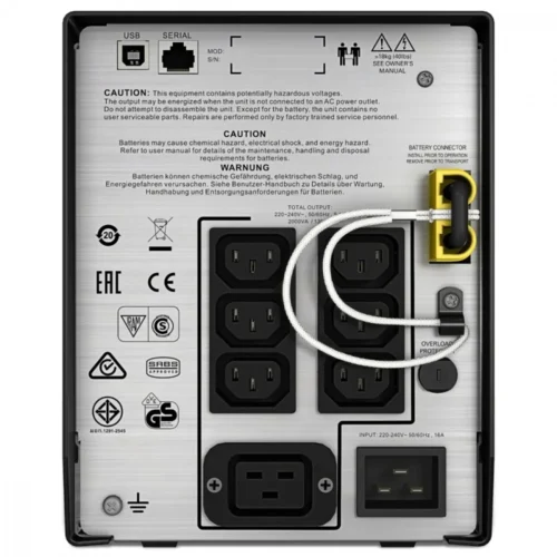 Alternative view of APC SMC2000I APC Smart-UPS C 2000VA LCD 230V