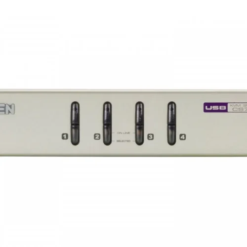 ATEN 4-Port USB VGA/Audio KVM Switch CS74U