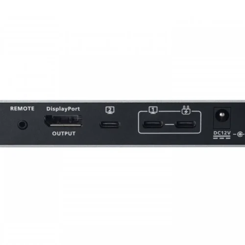 Alternative view of ATEN 2-Port 4K DP USB-C KVM Dock Switch with Power