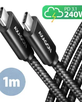 AXAGON BUCM2-CM10AB кабел 240W USB-C USB-C 1.0m 5