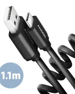 AXAGON BUCM-AM20TB кабел Twist er USB-C USB-A 1.1